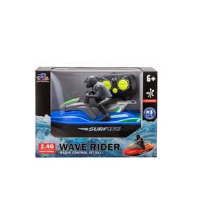 Assorted Colours RC Leading 22cm Remote Control Wave Rider Jet Ski (USB)